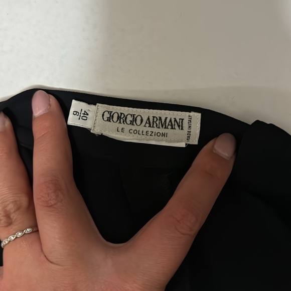 giorgio armani silk cady skirt pants - Picture 2 of 10